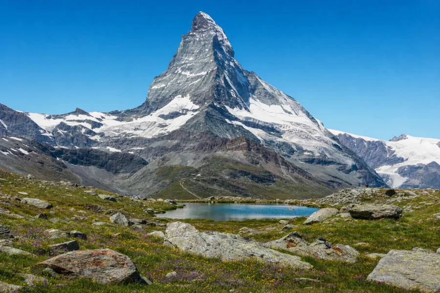 Matterhorn in Switzerland (Italian border) — jigsaw puzzle picture