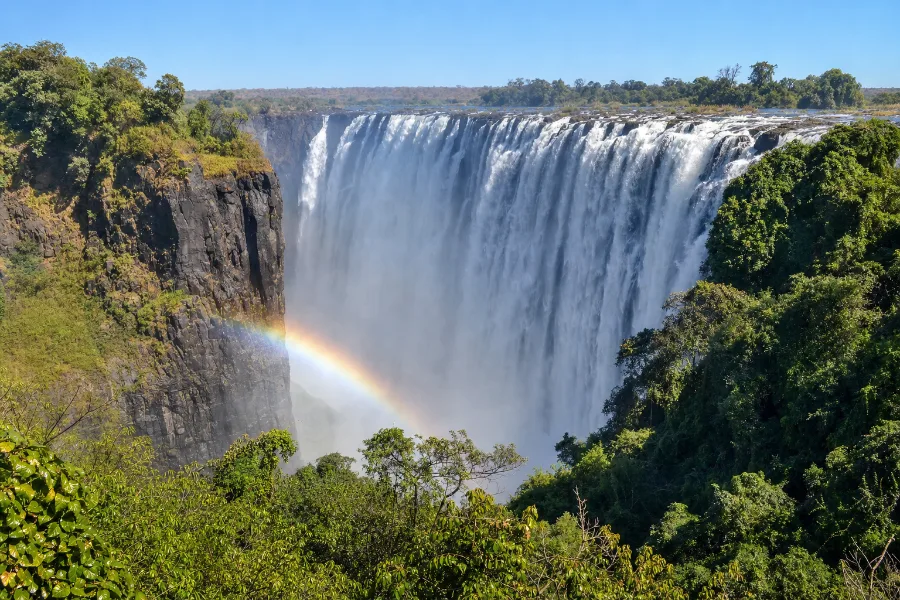 Victoria Falls (Mosi-oa-Tunya) in Zambia / Zimbabwe border — jigsaw puzzle picture